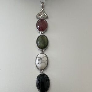 Connemara Marble "Colors of Ireland 18" necklace